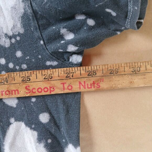 The Rolling Stones Crop Top Bleach Died T Shirt Size XXL Black & White Graphic - Picture 5 of 6